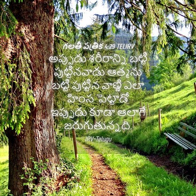 Picture 04 - గలతీ పత్రిక 4:29 TELIRV - అప్పుడు శరీరాన్ని - Bible Verse Picture