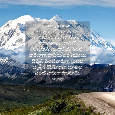 Picture 04 - జెకర్యా 12:8 TELIRV - ఆ కాలంలో యెహోవా - Bible Verse Picture