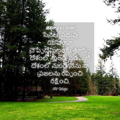 Picture 04 - జెకర్యా 8:7 TELIRV - సేనల ప్రభువు - Bible Verse Picture