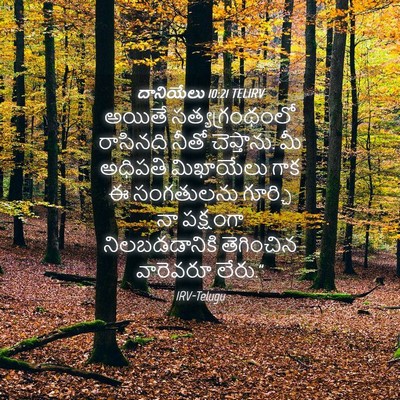 Picture 04 - దానియేలు 10:21 TELIRV - అయితే - Bible Verse Picture
