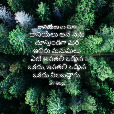 Picture 04 - దానియేలు 12:5 TELIRV - దానియేలు అనే నేను - Bible Verse Picture