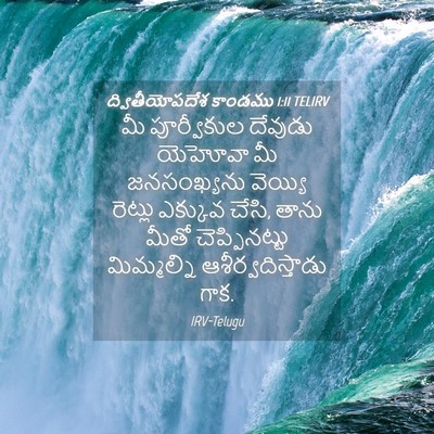 Picture 04 - ద్వితీయోపదేశ కాండము 1:11 TELIRV - మీ పూర్వీకుల - Bible Verse Picture