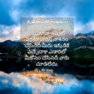 Picture 04 - ద్వితీయోపదేశ కాండము 11:5 TELIRV - యెహోవా ఇప్పటి - Bible Verse Picture