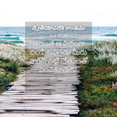 Picture 04 - ద్వితీయోపదేశ కాండము 15:13 TELIRV - అయితే ఆ విధంగా - Bible Verse Picture
