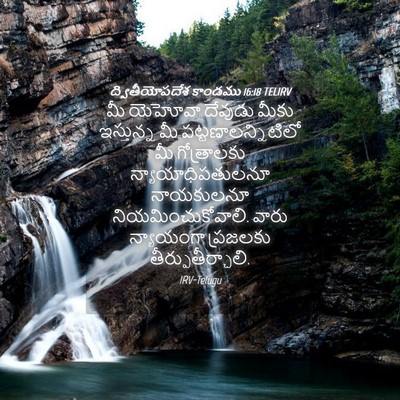 Picture 04 - ద్వితీయోపదేశ కాండము 16:18 TELIRV - మీ యెహోవా దేవుడు - Bible Verse Picture