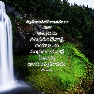 Picture 04 - ద్వితీయోపదేశ కాండము 18:11 TELIRV - ఆత్మలను - Bible Verse Picture