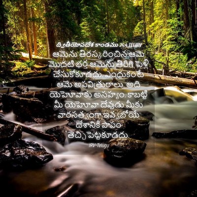 Picture 04 - ద్వితీయోపదేశ కాండము 24:4 TELIRV - ఆమెను - Bible Verse Picture
