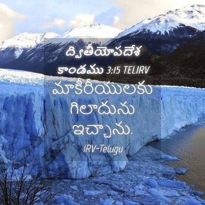 Picture 04 - ద్వితీయోపదేశ కాండము 3:15 TELIRV - మాకీరీయులకు - Bible Verse Picture