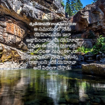 Picture 04 - ద్వితీయోపదేశ కాండము 3:21 TELIRV - ఆ సమయంలో నేను - Bible Verse Picture