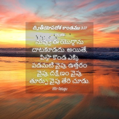 Picture 04 - ద్వితీయోపదేశ కాండము 3:27 TELIRV - నువ్వు ఈ యొర్దాను - Bible Verse Picture