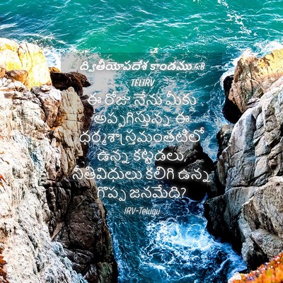Picture 04 - ద్వితీయోపదేశ కాండము 4:8 TELIRV - ఈ రోజు నేను మీకు - Bible Verse Picture