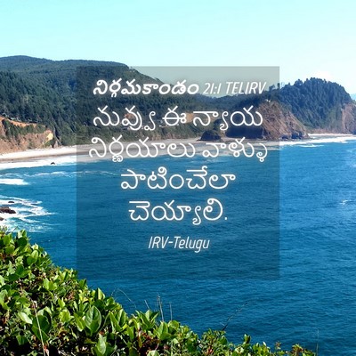 Picture 04 - నిర్గమకాండం 21:1 TELIRV - నువ్వు ఈ న్యాయ - Bible Verse Picture