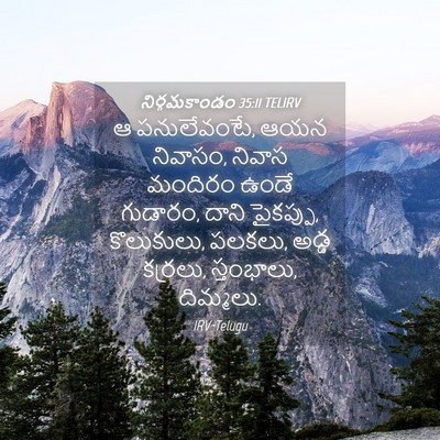 Picture 04 - నిర్గమకాండం 35:11 TELIRV - ఆ పనులేవంటే, ఆయన - Bible Verse Picture