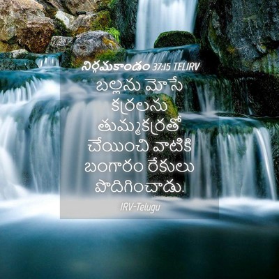 Picture 04 - నిర్గమకాండం 37:15 TELIRV - బల్లను మోసే - Bible Verse Picture