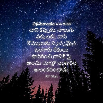 Picture 04 - నిర్గమకాండం 37:26 TELIRV - దాని కప్పుకు, - Bible Verse Picture