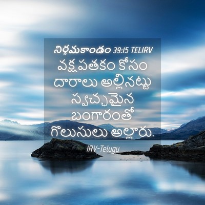 Picture 04 - నిర్గమకాండం 39:15 TELIRV - వక్షపతకం కోసం - Bible Verse Picture