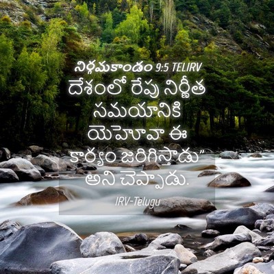 Picture 04 - నిర్గమకాండం 9:5 TELIRV - దేశంలో రేపు - Bible Verse Picture
