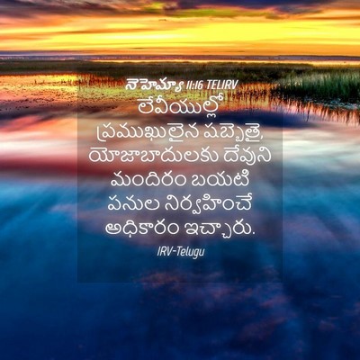 Picture 04 - నెహెమ్యా 11:16 TELIRV - లేవీయుల్లో - Bible Verse Picture
