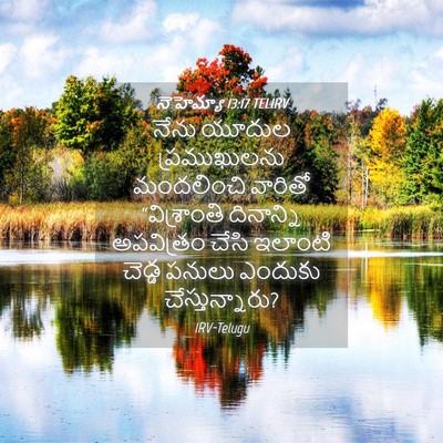 Picture 04 - నెహెమ్యా 13:17 TELIRV - నేను యూదుల - Bible Verse Picture