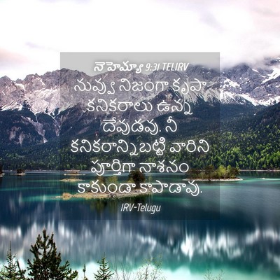 Picture 04 - నెహెమ్యా 9:31 TELIRV - నువ్వు నిజంగా - Bible Verse Picture