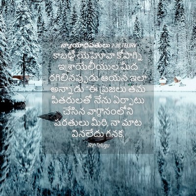 Picture 04 - న్యాయాధిపతులు 2:20 TELIRV - కాబట్టి యెహోవా - Bible Verse Picture
