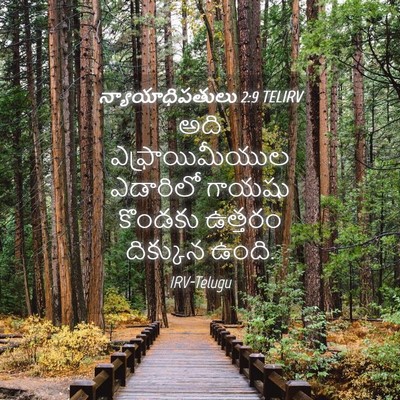 Picture 04 - న్యాయాధిపతులు 2:9 TELIRV - అది ఎఫ్రాయిమీయుల - Bible Verse Picture