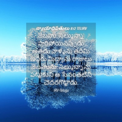 Picture 04 - న్యాయాధిపతులు 8:12 TELIRV - జెబహు, సల్మున్నా - Bible Verse Picture
