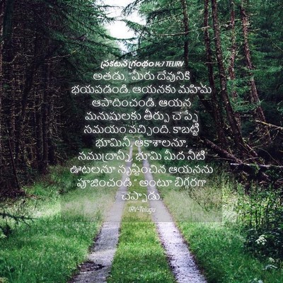 Picture 04 - ప్రకటన గ్రంథం 14:7 TELIRV - అతడు, “మీరు - Bible Verse Picture