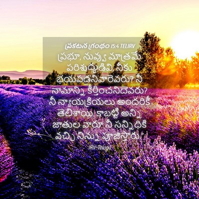 Picture 04 - ప్రకటన గ్రంథం 15:4 TELIRV - ప్రభూ, నువ్వు - Bible Verse Picture