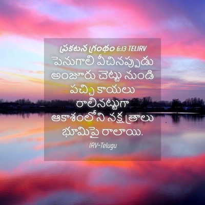 Picture 04 - ప్రకటన గ్రంథం 6:13 TELIRV - పెనుగాలి - Bible Verse Picture