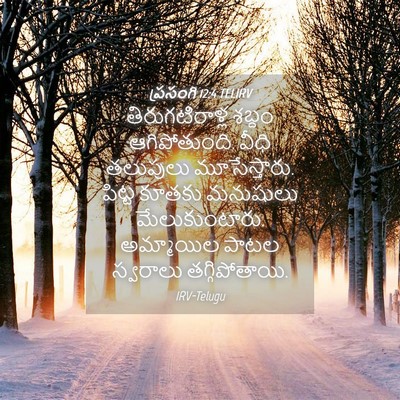 Picture 04 - ప్రసంగి 12:4 TELIRV - తిరుగటిరాళ్ల - Bible Verse Picture