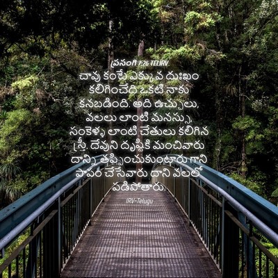 Picture 04 - ప్రసంగి 7:26 TELIRV - చావు కంటే ఎక్కువ - Bible Verse Picture