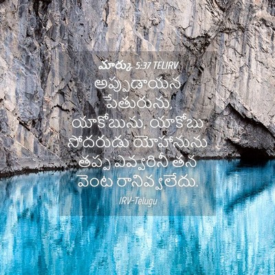 Picture 04 - మార్కు 5:37 TELIRV - అప్పుడాయన - Bible Verse Picture