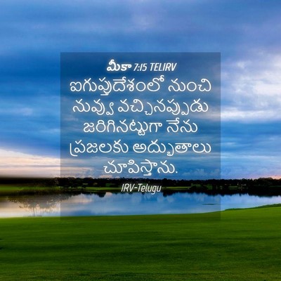 Picture 04 - మీకా 7:15 TELIRV - ఐగుప్తుదేశంలో - Bible Verse Picture