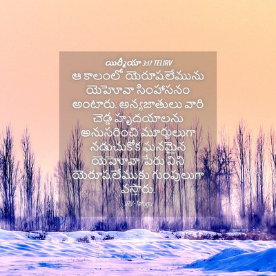 Picture 04 - యిర్మీయా 3:17 TELIRV - ఆ కాలంలో - Bible Verse Picture