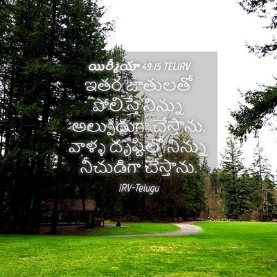 Picture 04 - యిర్మీయా 49:15 TELIRV - ఇతర జాతులతో - Bible Verse Picture