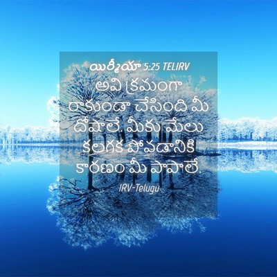 Picture 04 - యిర్మీయా 5:25 TELIRV - అవి క్రమంగా - Bible Verse Picture
