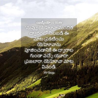 Picture 04 - యిర్మీయా 7:2 TELIRV - “నువ్వు యెహోవా - Bible Verse Picture