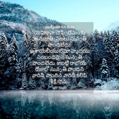 Picture 04 - యిర్మీయా 9:25 TELIRV - యెహోవా - Bible Verse Picture