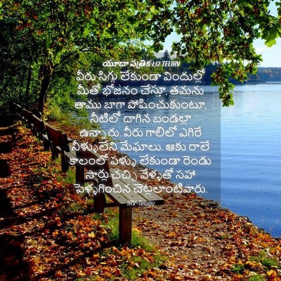 Picture 04 - యూదా పత్రిక 1:12 TELIRV - వీరు సిగ్గు - Bible Verse Picture
