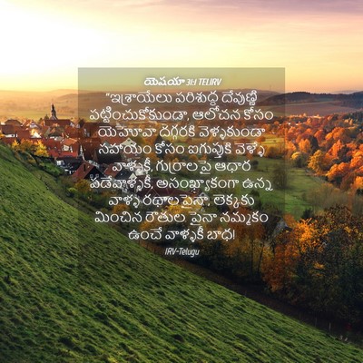 Picture 04 - యెషయా 31:1 TELIRV - “ఇశ్రాయేలు - Bible Verse Picture