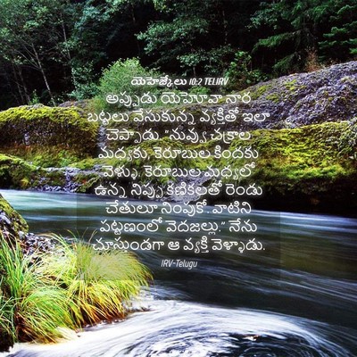 Picture 04 - యెహెజ్కేలు 10:2 TELIRV - అప్పుడు యెహోవా - Bible Verse Picture