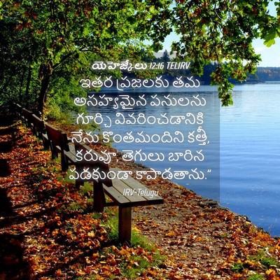 Picture 04 - యెహెజ్కేలు 12:16 TELIRV - ఇతర ప్రజలకు తమ - Bible Verse Picture