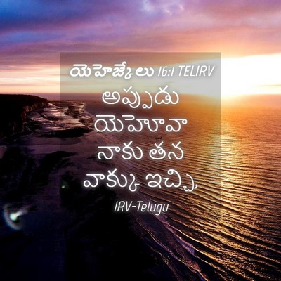 Picture 04 - యెహెజ్కేలు 16:1 TELIRV - అప్పుడు యెహోవా - Bible Verse Picture