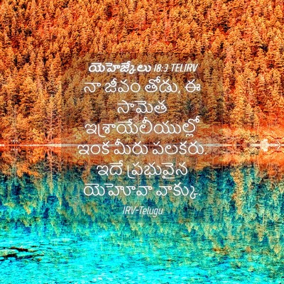 Picture 04 - యెహెజ్కేలు 18:3 TELIRV - నా జీవం తోడు, ఈ - Bible Verse Picture