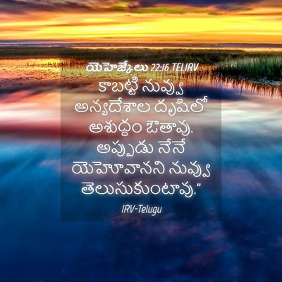 Picture 04 - యెహెజ్కేలు 22:16 TELIRV - కాబట్టి నువ్వు - Bible Verse Picture