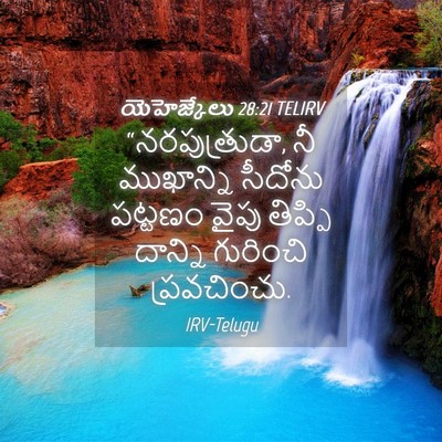 Picture 04 - యెహెజ్కేలు 28:21 TELIRV - “నరపుత్రుడా, నీ - Bible Verse Picture