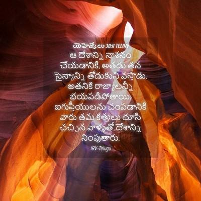Picture 04 - యెహెజ్కేలు 30:11 TELIRV - ఆ దేశాన్ని నాశనం - Bible Verse Picture