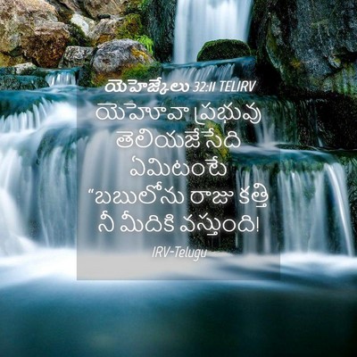 Picture 04 - యెహెజ్కేలు 32:11 TELIRV - యెహోవా ప్రభువు - Bible Verse Picture