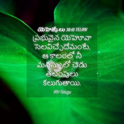 Picture 04 - యెహెజ్కేలు 38:10 TELIRV - ప్రభువైన యెహోవా - Bible Verse Picture